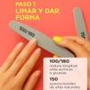 Set Profesional de 6 Limas para Uas Naturales o Acrlicas,