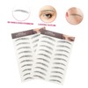 OHPHCALL 12pcs Natural Eyebrow Stickers for Instant Easy Application for