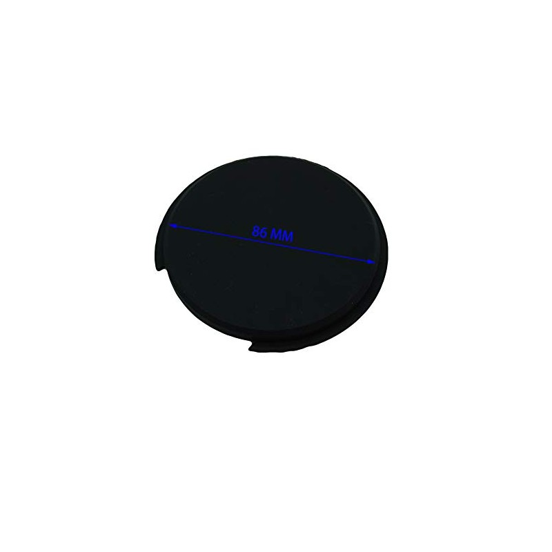 Acoustic Guitar Soundhole Cover 86mm Rubber Black