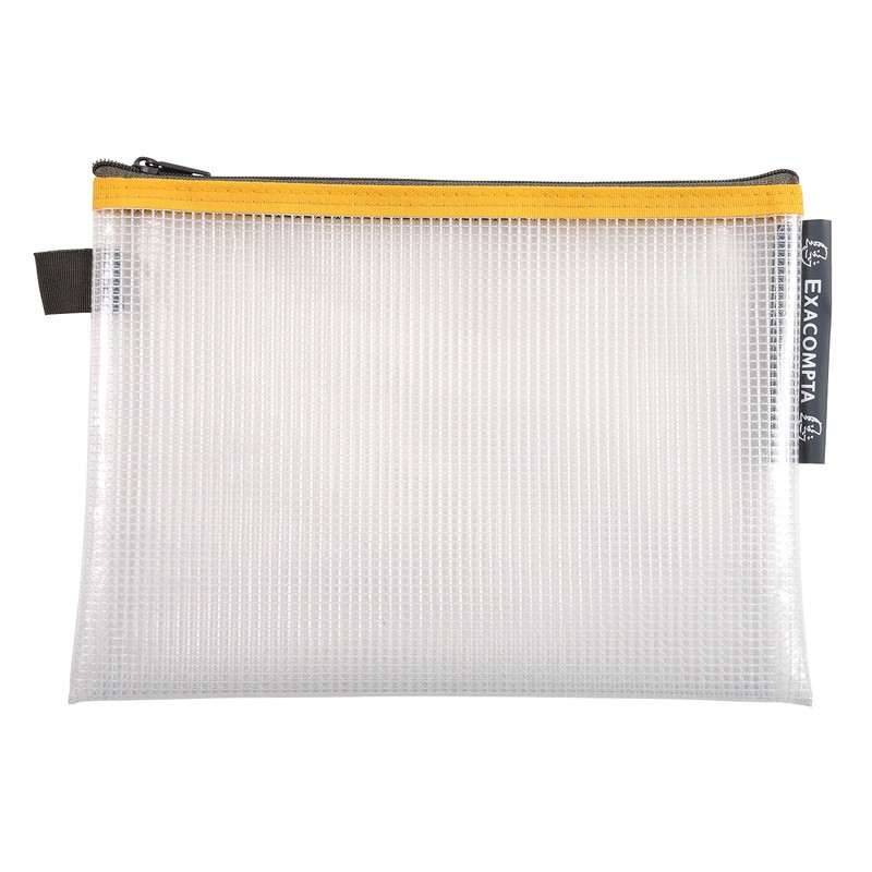 Exacompta 34140E Pack of 10 EVA Sleeves with Zip Made