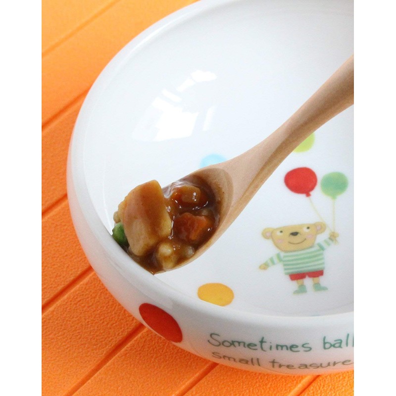 Pottery House Easy to Scoop Bowl, Ranran Land, White, 5.2