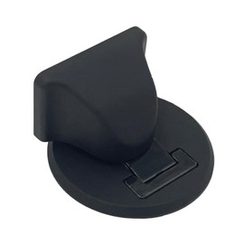 Nakao Nakao Seisakusho Door Stopper II-α Black Hinges NDS-0102 (MBK-BK) Magnetic DIY Indoor Door Stopper Compatible Door Weight 66.1 lbs (30 kg) Black Cover, Black Hinges, Inconspicuous