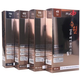 effortless Seoul Cosmetics Hyssop Suwol Luxury Hair Color Cream 4S Brown / 서울화장품 히솝 수월 명품 헤어칼라크림 4S 갈색