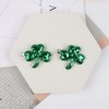 HIFANMM HIFANMM Green Shamrock Hair Clips Green Sequin Clover Hairpins