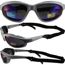 Pacific Coast Sunglasses Freedom Padded Sunglasses Blue Flash Mirror Lens