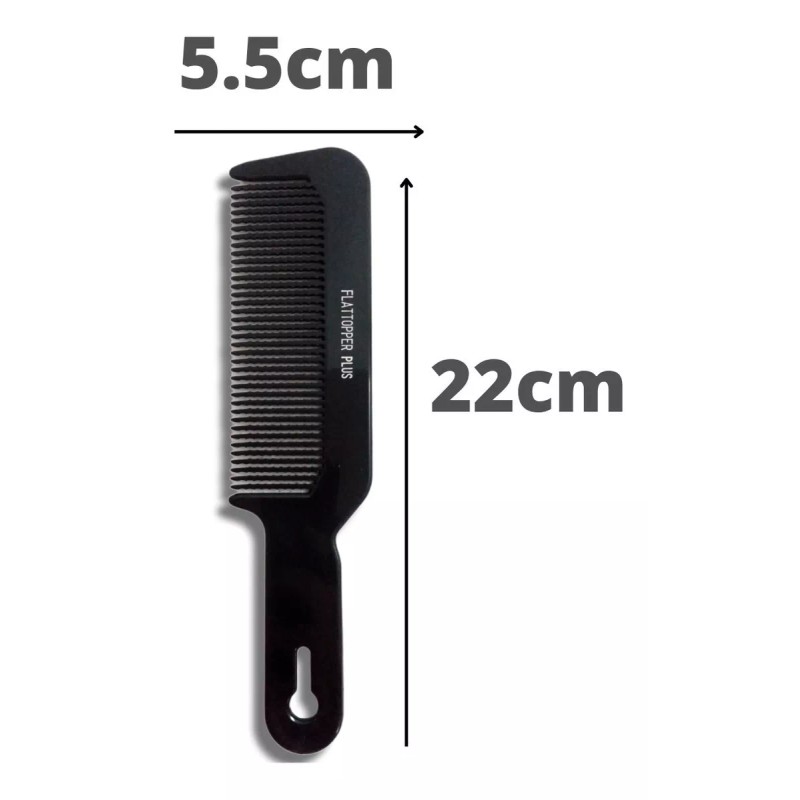 Flattop 7 Peines Barberia Flat Top Plus Con Cerdas Onduladas