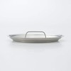 Mujin Ryohin Stainless Steel Multi-Purpose Lid for Diameter 16-18cm and