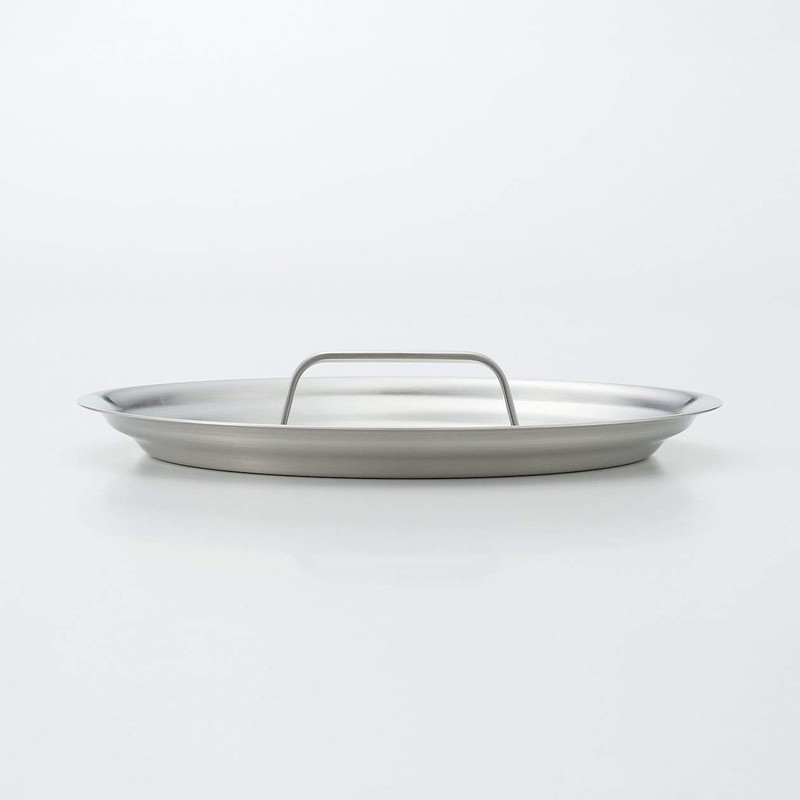 Mujin Ryohin Stainless Steel Multi-Purpose Lid for Diameter 16-18cm and