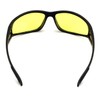BiFocal Black Sunglasses With Yellow Night Driving Lens - 100%