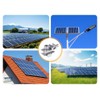 Kellegour 12Pieces Solar Panel Grounding Clamp,Mounting Solar Module,Solar Panel Grounding