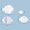 CENPEK 3D Cloud Decor Set, Hanging Clouds for Ceiling, Artificial