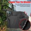 Heavy Duty BBQ Grill Cover, with Adjustable Straps, Waterproof, Fade