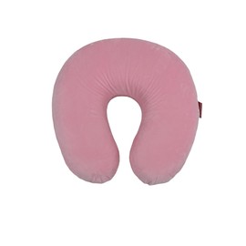 Memory Foam U Shaped Travel Pillow Neck Support Head Rest Cushion (Pink)