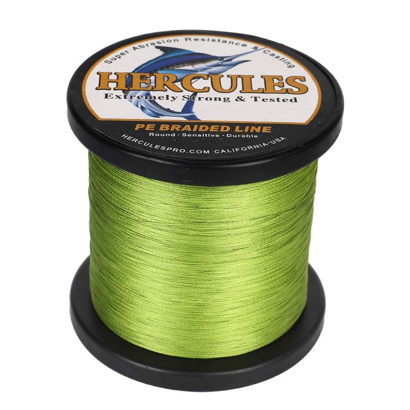 HERCULES Braided Fishing Line 1000m 1094yds 6lbs-100lbs Pe 4 Strands