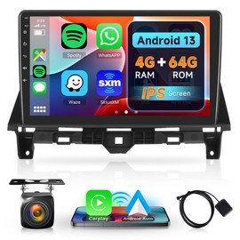 4G+64G 10.1 inch Car Stereo Radio for Honda Accord 2008 2009 2010 2011 2012 2013, Rimoody Android 13 Wireless Carplay Andorid auto GPS WiFi Mirror Link Touch Screen Bluetooth FM/RDS EQ Backup Camera