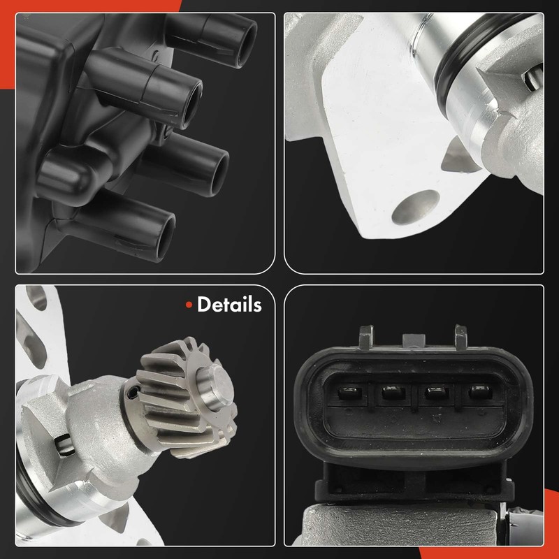A-Premium Ignition Distributor with Cap and Rotor Compatible with Toyota