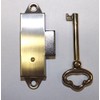 GRANDFATHER CLOCK DOOR LOCK & KEY SET NARROW NEW RIDGEWAY