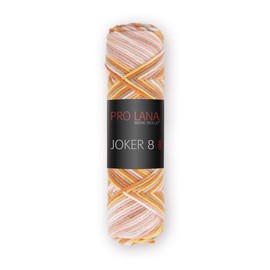 Topflappengarn 50 g Joker 8 Colour – Colour: 540 – Orange/Salmon Mix