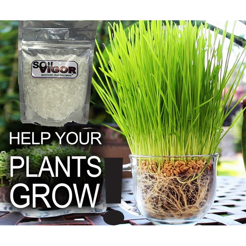 Soil Vigor Potassium Polyacrylate Super Absorbent Polymer 5 Pounds