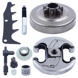 Gubeter . 325" 7T Clutch Drum Oil Pump Kit for Husqvarna 340 345 350 for Jonsered 2145 2150 Chainsaw 578097901, 578 09 79 01, 503932101, 503 93 21 01, 50393931801, 503-93