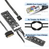 MTAKYA 9Pin USB 2.0 Header Splitter With SATA Power Cable