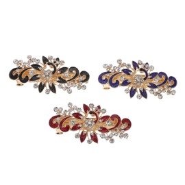 BIUDECO Rhinestone Hairpin Hair Accessories for Women Bridal Hairpin Hair Pin Hoyols