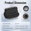 RVBOATPAT Single-Sided Entry 4 Port Insulated Connector Multi Tap Connector