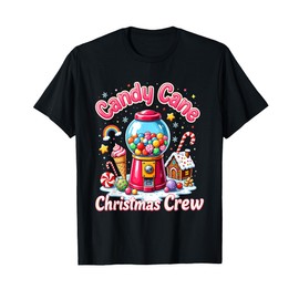 Security Candyland Candy Cane Christmas Crew House Candy T-Shirt