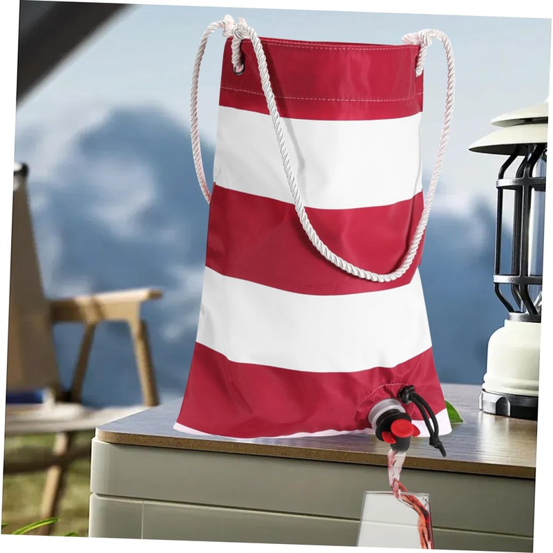 BIUDECO Beach Wine Tote Bag with Insulated Flask Compartment for