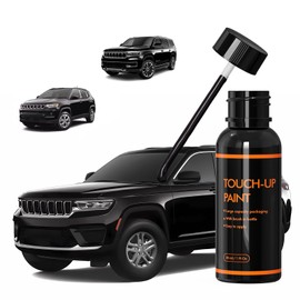 XTryfun PXJ/KXJ Diamond Black Crystal Touch Up Paint for Jeep, DIY Car Paint Scratch Repair Kit, Automotive Paint, Quick & Easy Fix Scratch Repair for Grand Cherokee/Cherokee/Grand Wagoneer/Compass