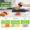 HomeHacks Vegetable Chopper Vegetable Cutter, 12 in 1 Kitchen Gadget,