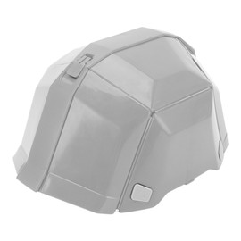 Foldable Helmet High Strength Plastic Head Protection Safety Hat for Outdoor Work Sports Travel Grey