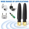 Eightwood WiFi Antenna, Small 2.4G/5G RP SMA Antenna, Lightweight Plug,