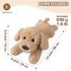 Dog Stuffed Animals, Microwavable Stuffed Animal Adorable Fluffy Puppy Plush