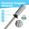 MagiBling Professional Small Barrel Nail Drill Bits Flat Top, 3/32''