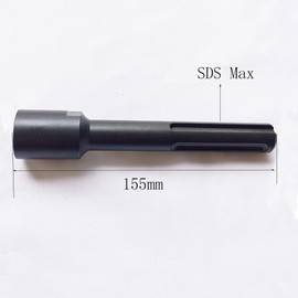 Core Drill Bits Adapter SDS Max Shank for Conversion Drilling Thread (Female:1/2 BSP, Length:155mm)