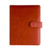 Carpeta de curpiel con block de 90 hojas de raya