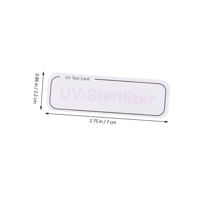 LABRIMP 20pcs Uv Detection Cards for Intensity Testing Reusable Test