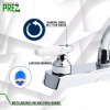 Prez Grifo Mezcladora Fregador Llave Acero Inoxidable Cromado