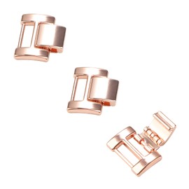 WONMILLE Extra 3 Extension 0.8'' Width Links for Smart Watch Band of Our Shop, Suitable for All Chains with a Width of 2cm (Rose Gold)