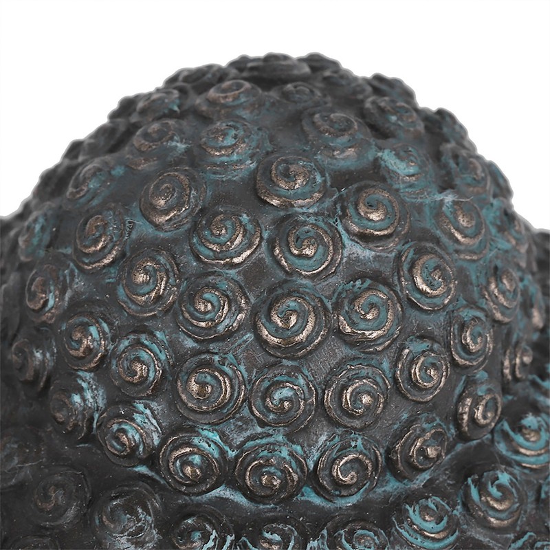Resin Buddha Head Statue Figurine Ornament Buddhist Supplies Home Tabletop