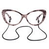 MARE AZZURO Oversized Reading Glasses Women Stylish Cat Eye Readers