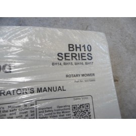 Bush Hog BH10 Series BH14 BH15 BH16 BH17 Rotary Mower Cutter Operators Manual
