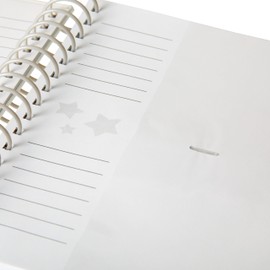 C.R. Gibson Little Moon Gender Neutral Baby Photo Album Book, Holds 64 Photos, 8.5" x 9", Multicolor