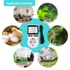 RUIZHI Digital Temperature Controller Sockets Heating Cooling Thermostat 250 V