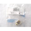 LEVITON 40837BIE QUICKPORT BANANA JACK BLACK STRIPE IVORY