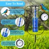 Rose Manor Outdoor Rain Gauge, Large Color Digital Rain Gauge