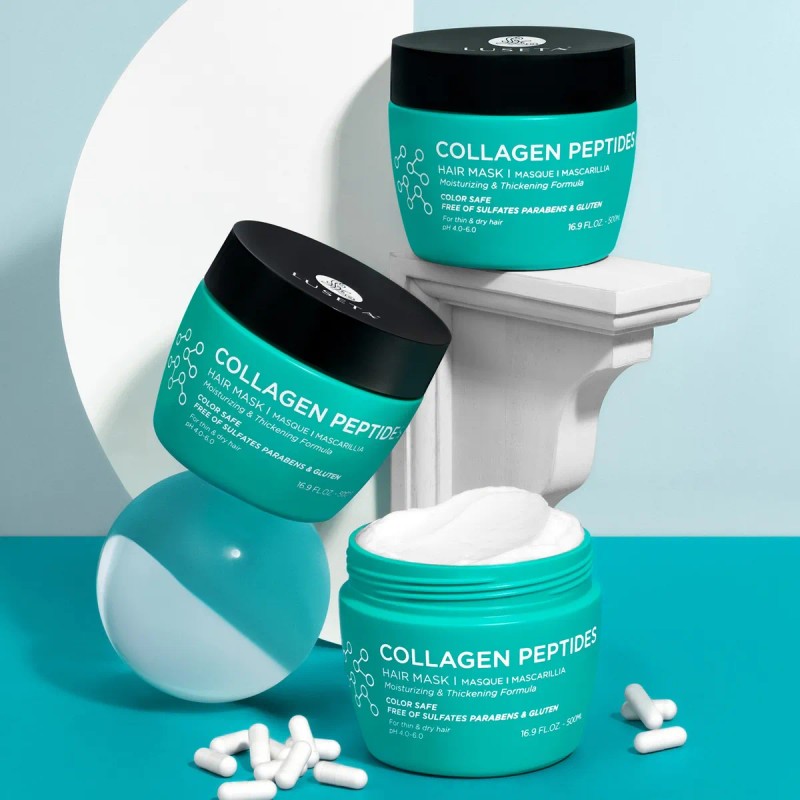Luseta Mascarilla Capilar Péptidos De Colágeno 500 Ml