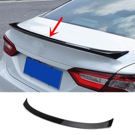 2018-2024 Glossy Black Rear Spoiler Wing for Toyota Camry LE SE XLE XSE TRD Hybrid Trunk Lid Duckbill 2019 2020 2021 2022