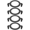 Create idea Pack of 4 Lamp Harp Holder Saddle Adapter